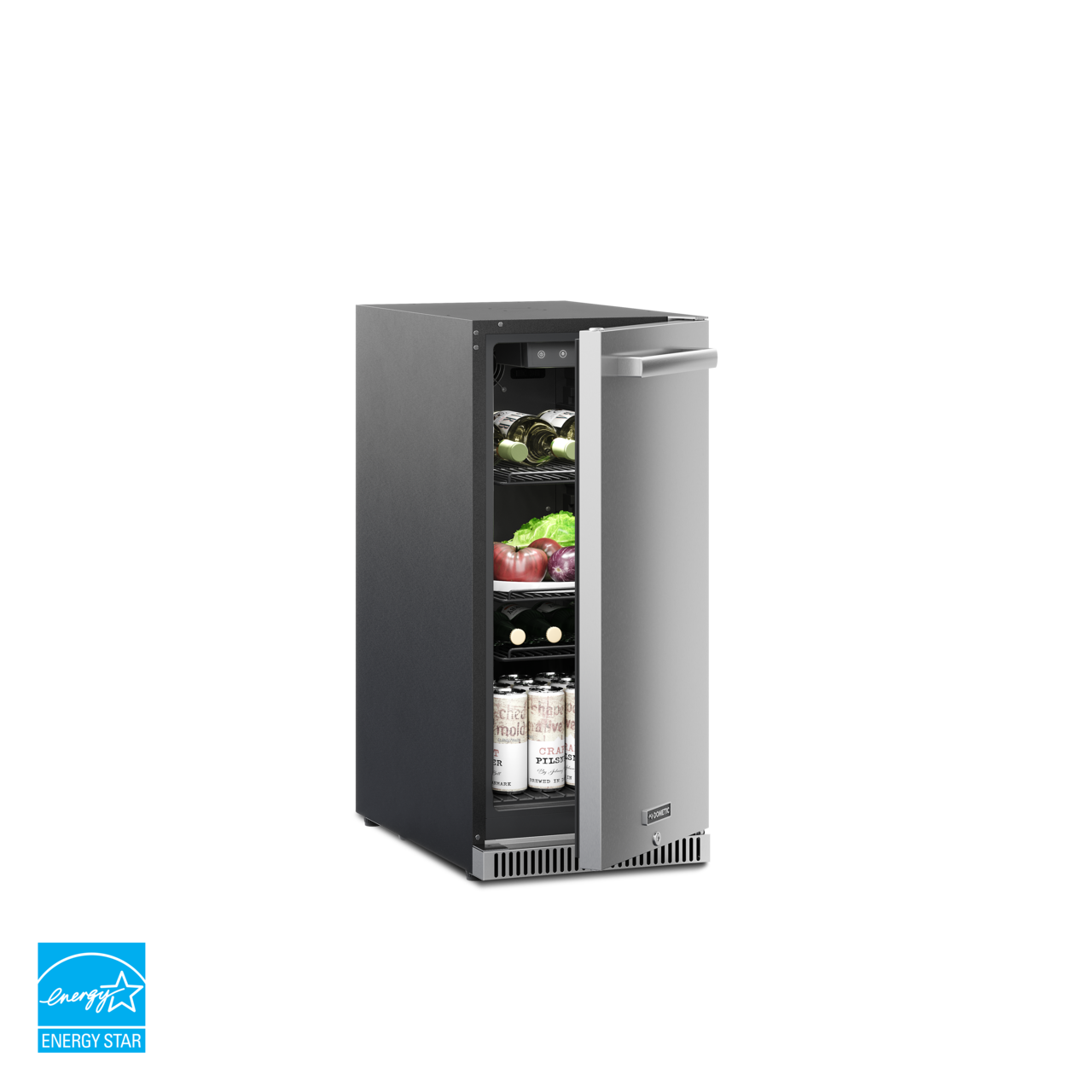 Dometic D-Series 15" Outdoor Refrigerator With Lock & Reversible Hinge