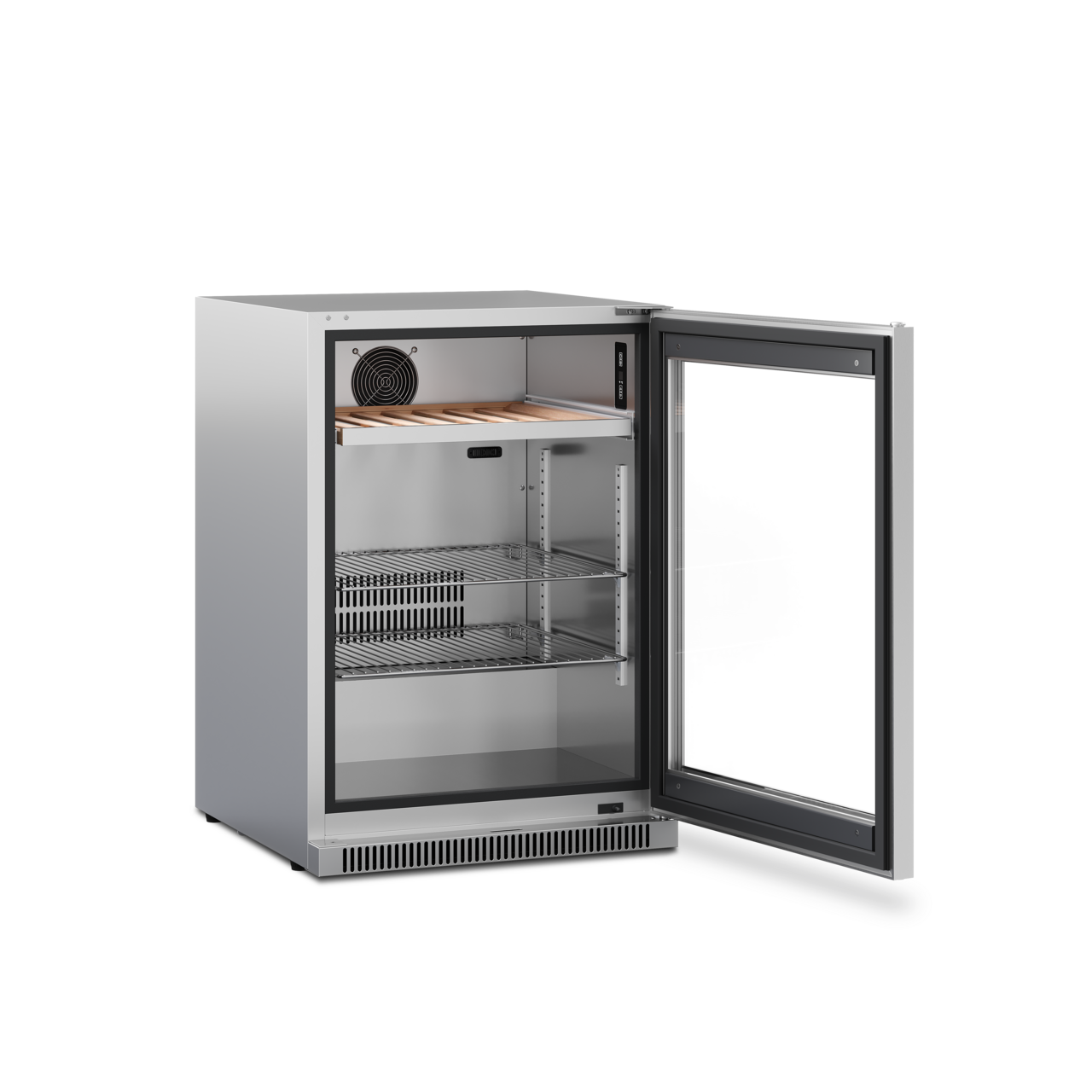 Dometic E-Series 24" Glass Front Outdoor Beverage Center With Lock & Reversible Hinge