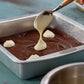 Doughmakers 9" Original Non-stick Pebble Pattern Square Cake Pan - (13 Pieces)