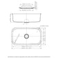 Duko Puer 31" x 18" Stainless Steel Single Bowl Undermount Sink With 16-Gauge
