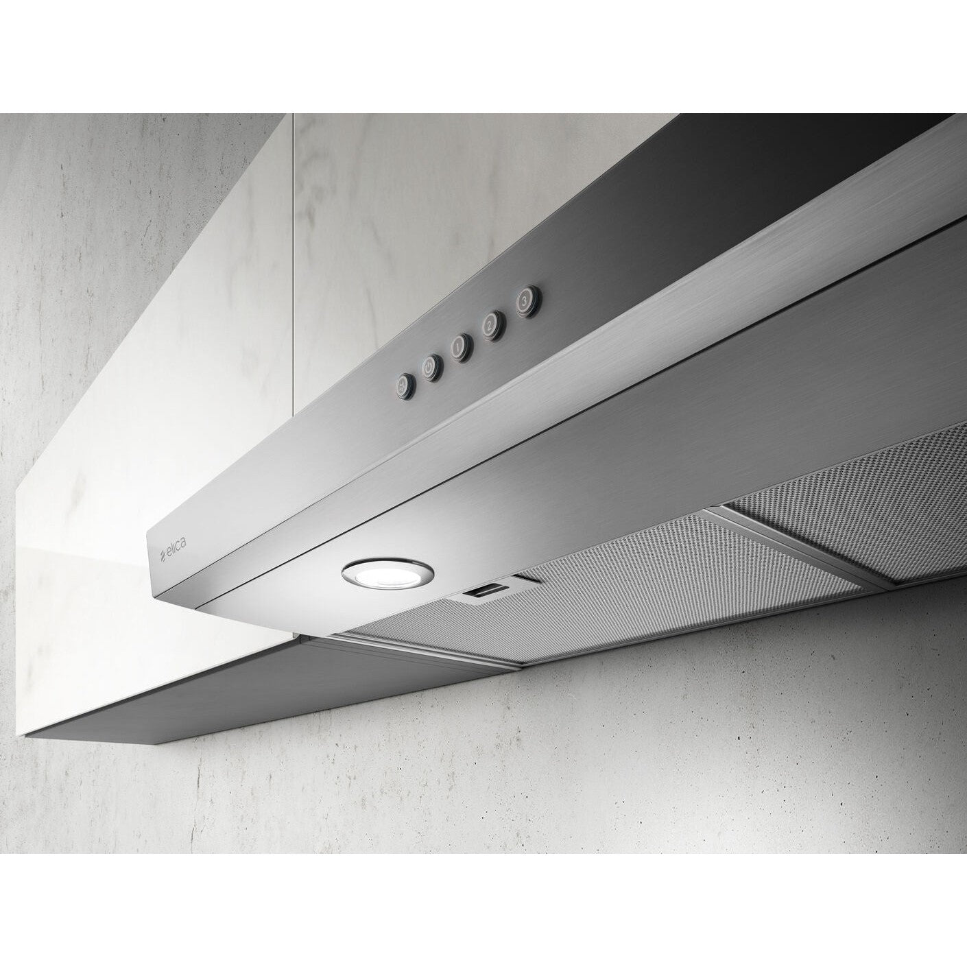 Elica Allasio 36" Push Button Stainless Steel Undercabinet Range Hood