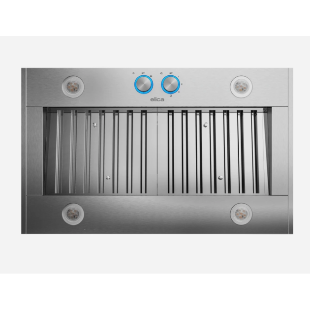 Elica Arezzo 46" 1200 CFM Stainless Steel 4-Speed Retractable Rotating Knobs Insert Range Hood