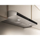 Elica Aria 36" Stainless Steel 4-Speed Capacitive Touch Control Ducted Undercabinet Range Hood With Black Tempered Glass & Premium Dimmable LED Lights