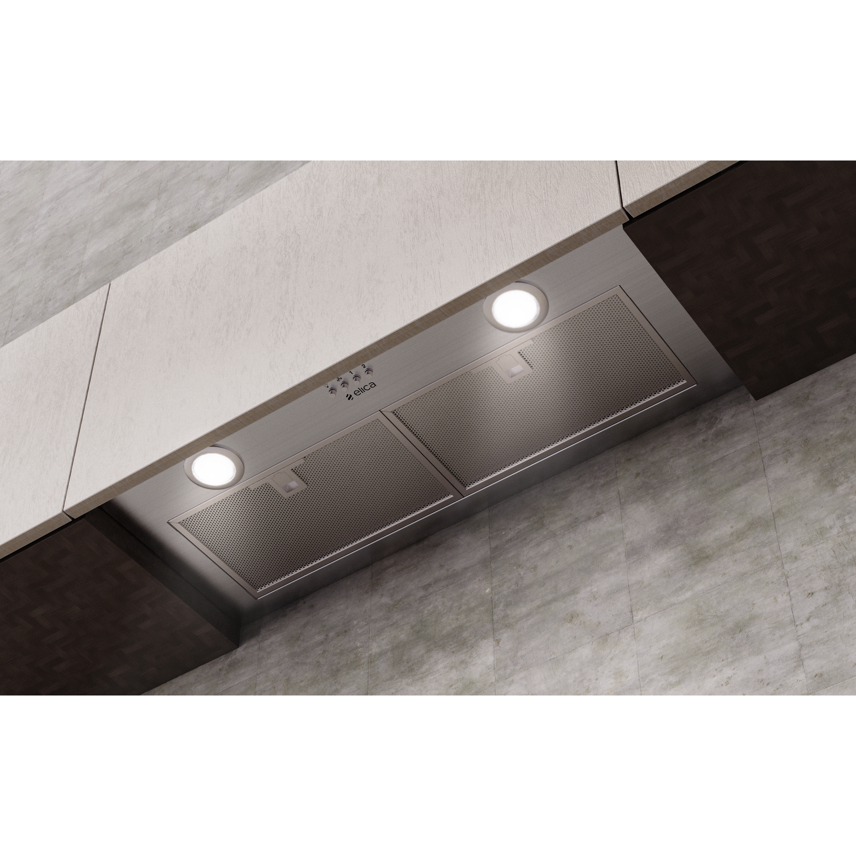 Elica Asti 30" 400 CFM Stainless Steel 3-Speed Mechanical Push Insert Range Hood