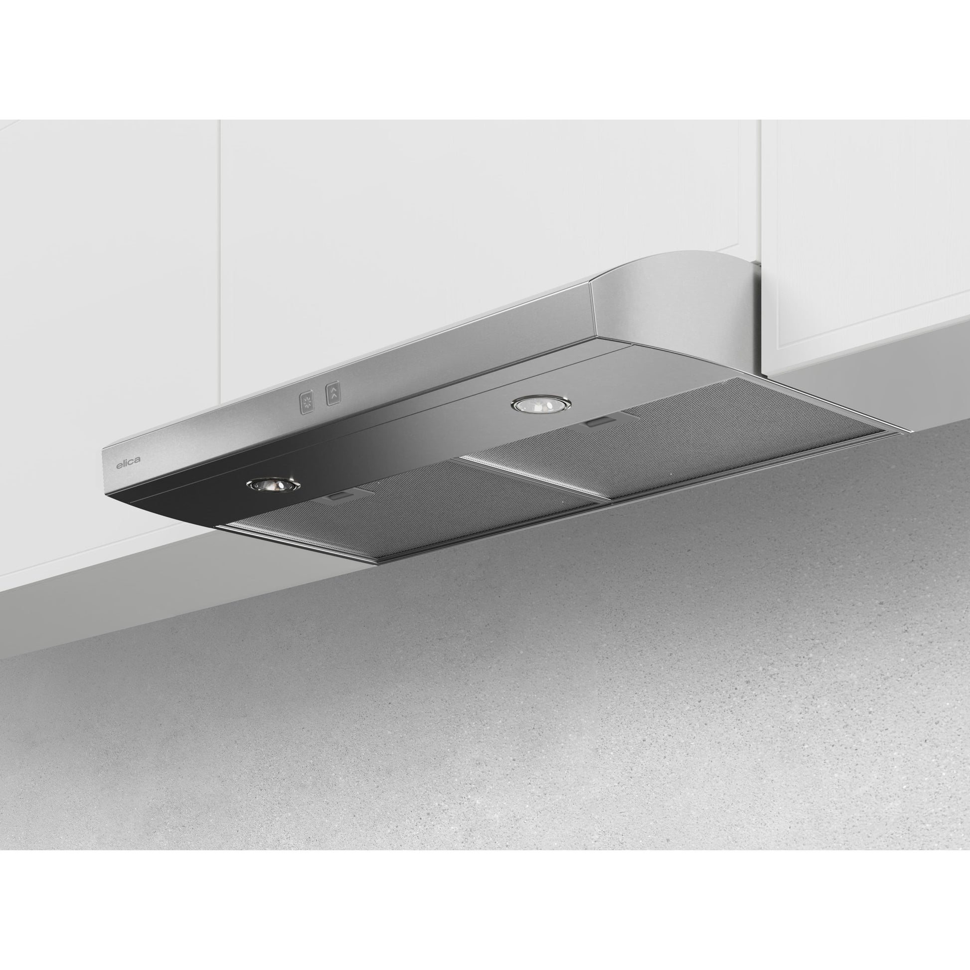 Elica Bellagio 30" Stainless Steel 4-Speed Electric Touch Buttons Ducted Undercabinet Range Hood With Adjustable Color Illuminations & LED Lights