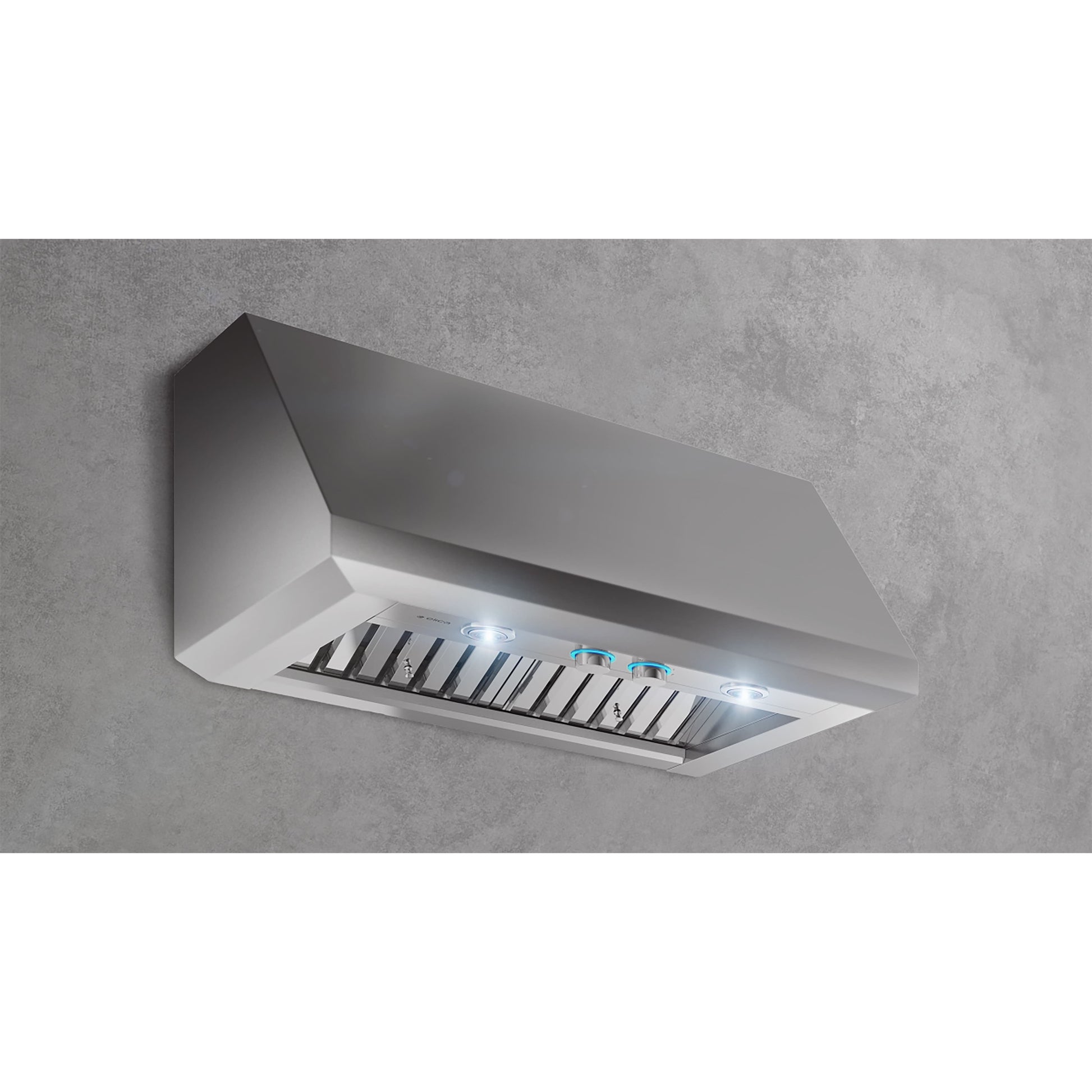 Elica Calabria 36" Stainless Steel 1200 CFM 4-Speed Rotating Knobs Wall Mount Range Hood