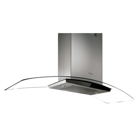 Elica Cingoli 42" Stainless Steel & Black 3 - Speed Capacitive Touch Glass Island Range Hood