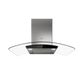 Elica Como 30" Stainless Steel & Black Tempered Glass 3-Speed Capacitive Touch Wall Mount Range Hood