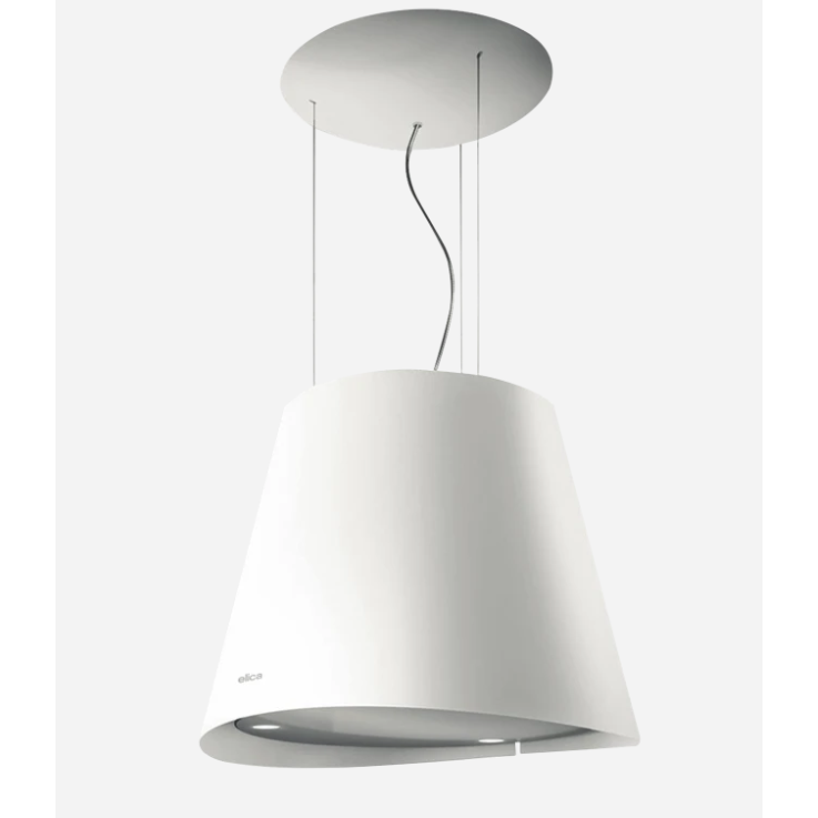 Elica Easy 20" White 3-Speed Electronic Push Range Hood