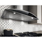 Elica Foglia 30" Stainless Steel & Black Glass 3-Speed Capacitive Touch Wall Mount Range Hood