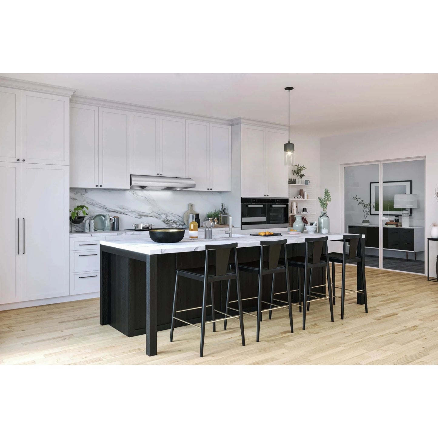 Elica Fusaro 30" Stainless Steel 2-Speed Ducted Undercabinet Range Hood With Incandescent Lamp