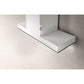 Elica Haiku 36" White Krion 3-Speed Sensitive Touch Wall Mount Range Hood