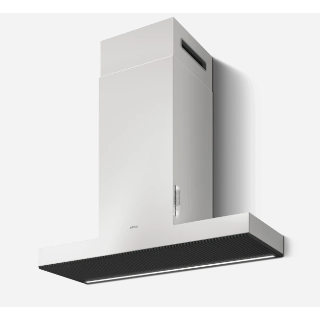 Elica Haiku 36" White Krion 3-Speed Sensitive Touch Wall Mount Range Hood