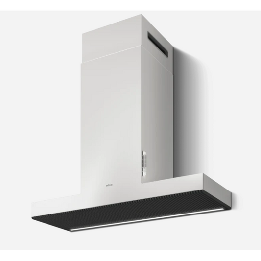 Elica Haiku 36" White Krion 3-Speed Sensitive Touch Wall Mount Range Hood