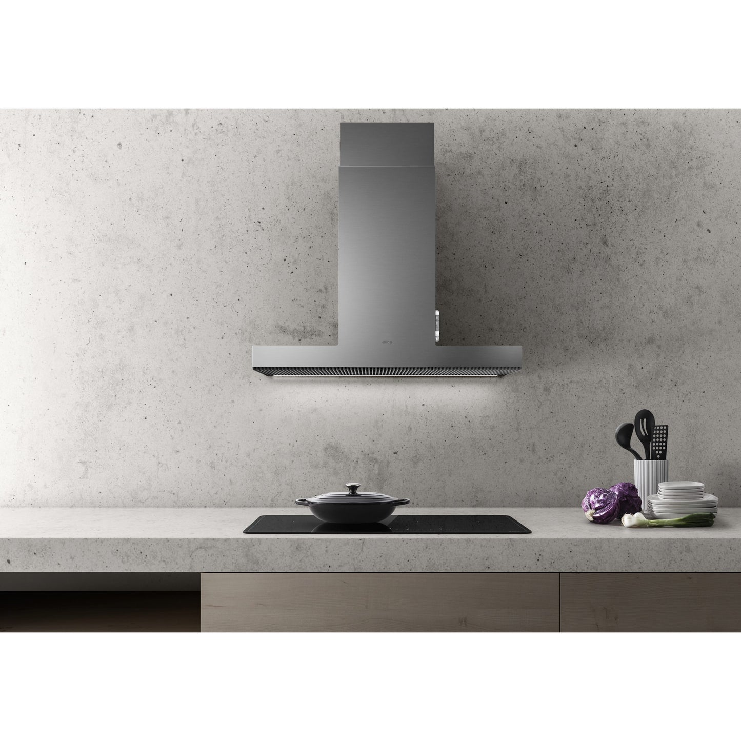 Elica Haiku 48" Stainless Steel 3-Speed Sensitive Touch Wall Mount Range Hood