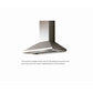 Elica Leone 42" Stainless Steel 1200 CFM 4-Speed Rotating Knobs Wall Mount Range Hood