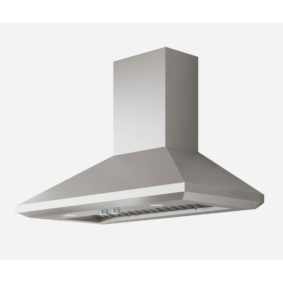 Elica Leone Island 36" Stainless Steel 4-Speed Retractable Knobs Island Range Hood