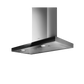 Elica Mezzano 30" Stainless Steel & Black Glass 3-Speed Capacitive Touch Wall Mount Range Hood