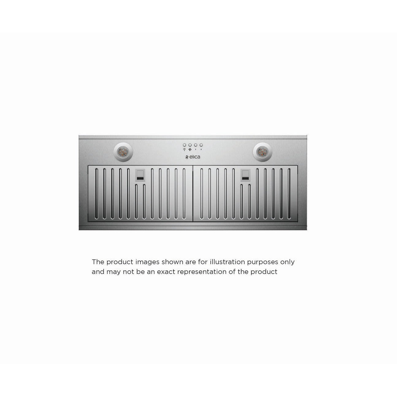 Elica Palermo 34" Stainless Steel 3-Speed Push Buttons Insert Range Hood