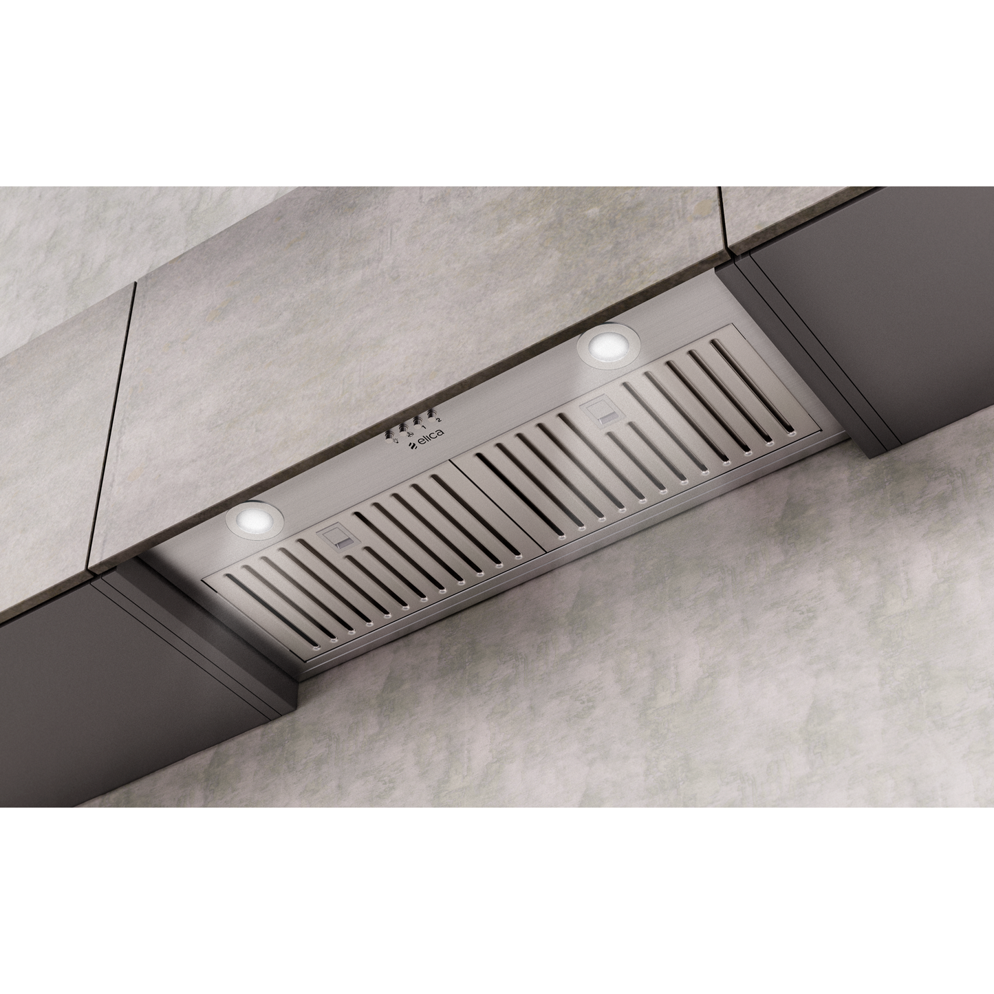 Elica Palermo 34" Stainless Steel 3-Speed Push Buttons Insert Range Hood