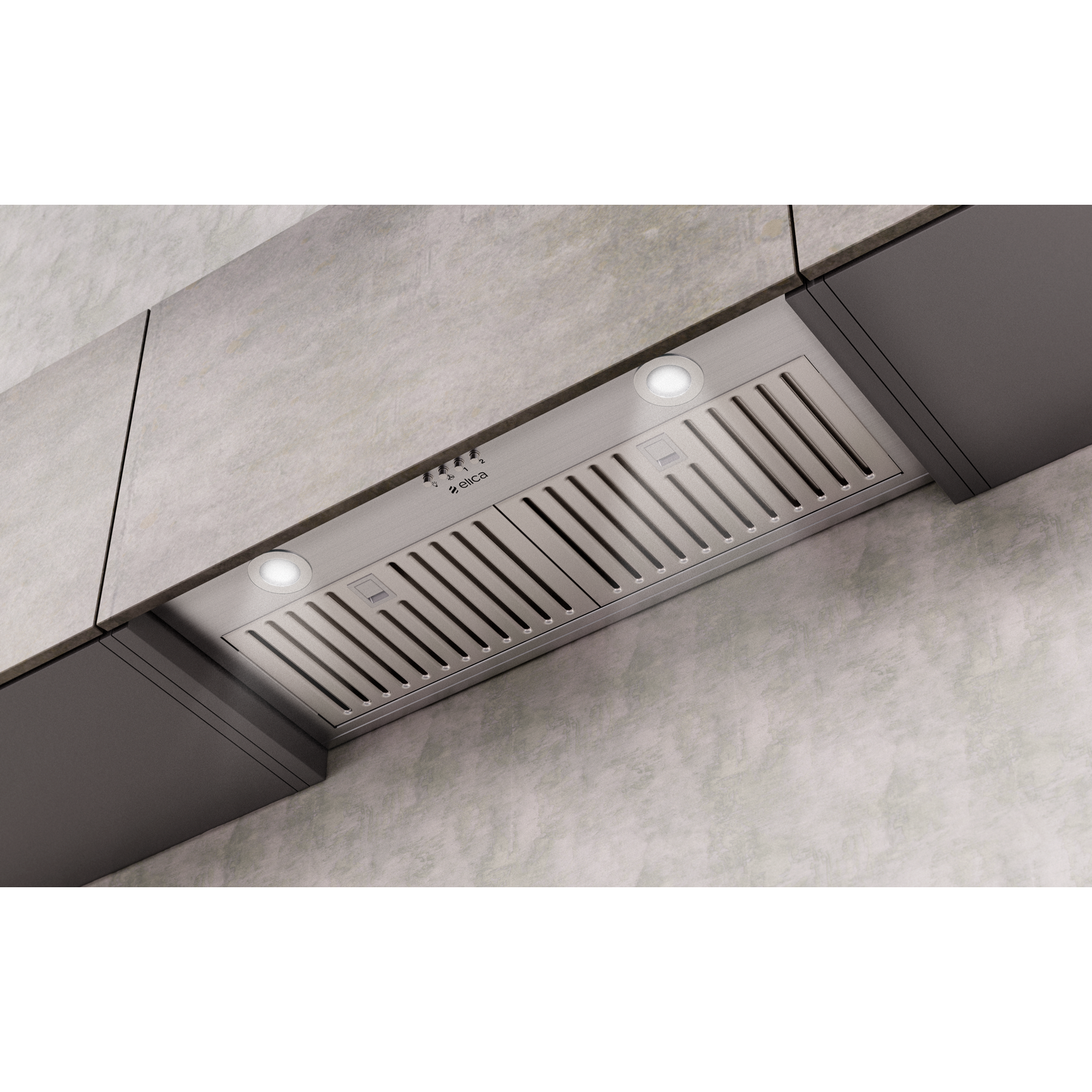 Elica Palermo 34" Stainless Steel 3-Speed Push Buttons Insert Range Hood