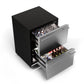 Elica Riserva 4.7 cu ft 24" Two Drawer Single Zone Beverage Center