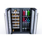 Elica Riserva 4.8 cu ft 24" French Door Dual Zone Beverage and Wine Center