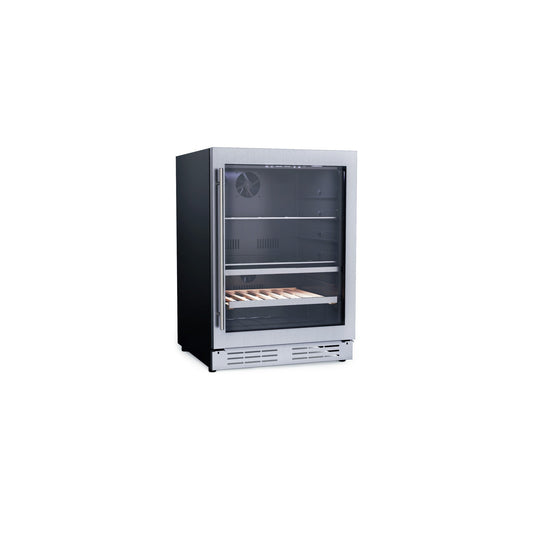 Elica Riserva 4.8 cu ft 24" Single Door Dual Zone Beverage and Wine Center