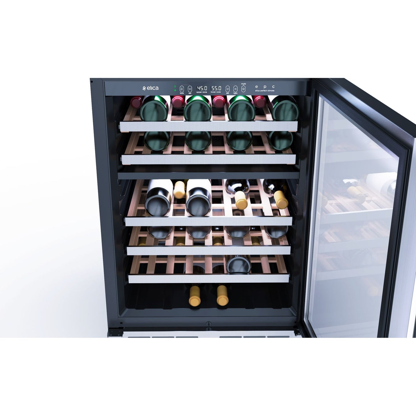 Elica Riserva 4.8 cu ft 24" Single Door Dual Zone Wine Cellar