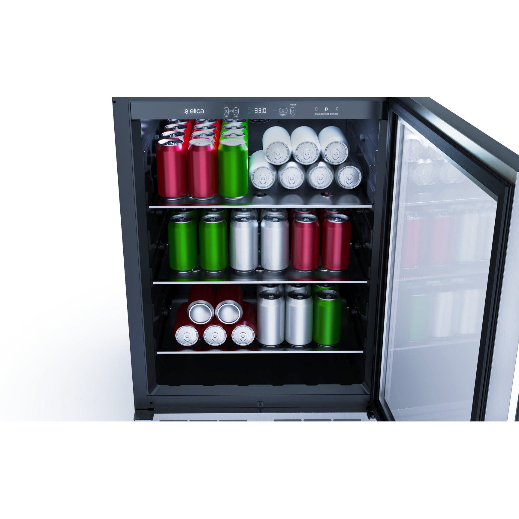 Elica Riserva 4.8 cu ft 24" Single Door Single Zone Beverage Center