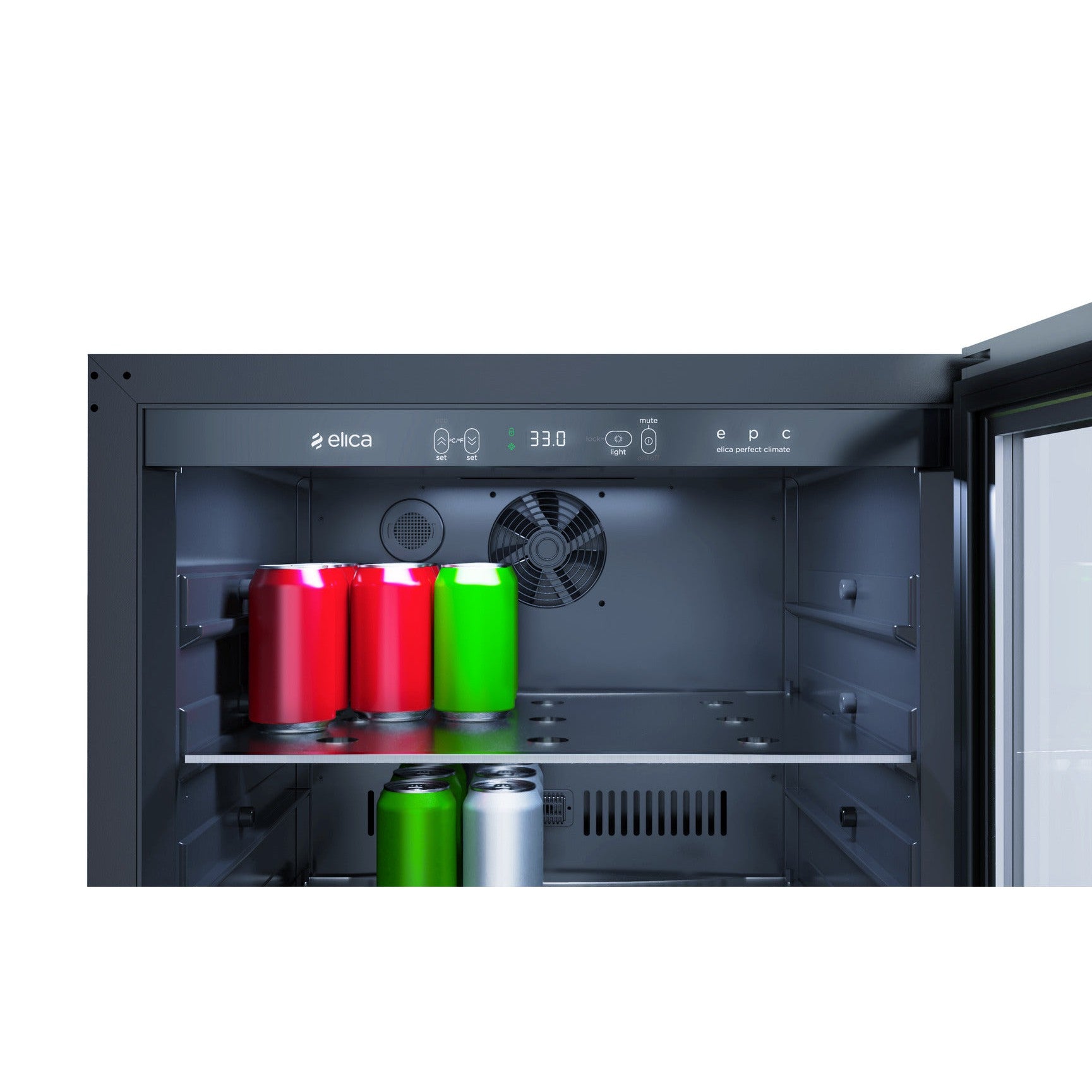 Elica Riserva 4.8 cu ft 24" Single Door Single Zone Beverage Center