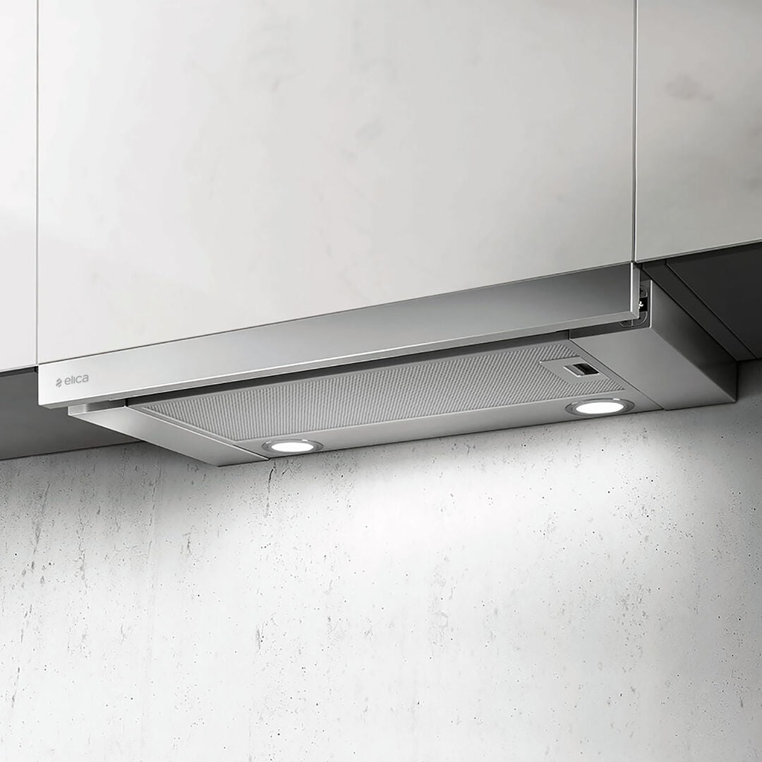 Elica TT 24" Stainless Steel 3-Speed Hidden Electronic Touch Control Undercabinet Range Hood With LED Lights