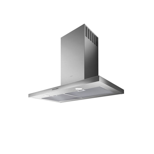 Elica Toblino 24" Stainless Steel 3-Speed Electronic Push Button Wall Mount Range Hood with White Illumination Control