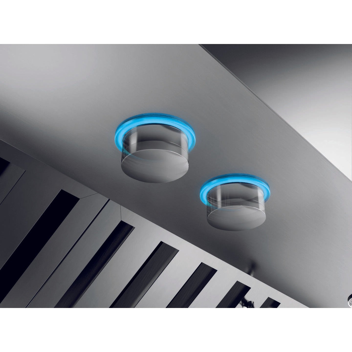 Elica Trento 28" Stainless Steel 4-Speed Retractable Rotating Knobs Insert Range Hood