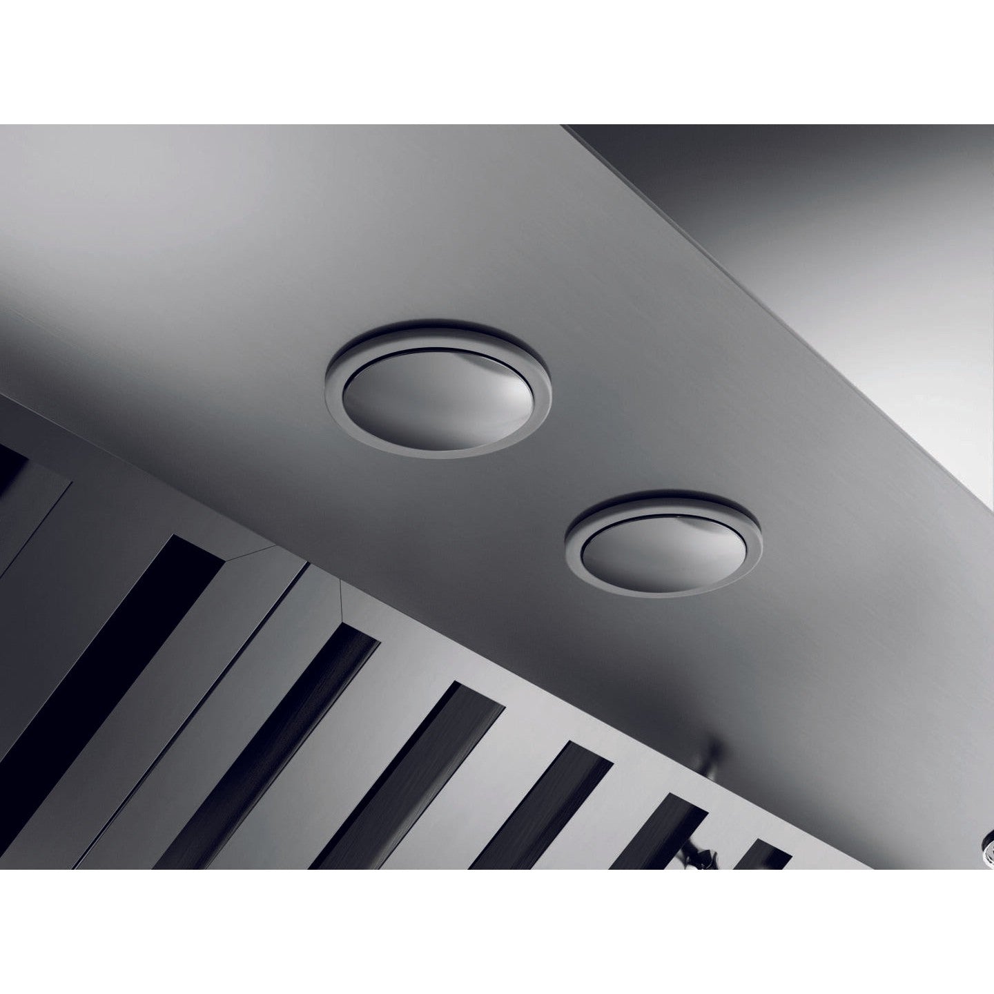 Elica Trento 46" Stainless Steel 4-Speed Retractable Rotating Knobs Insert Range Hood