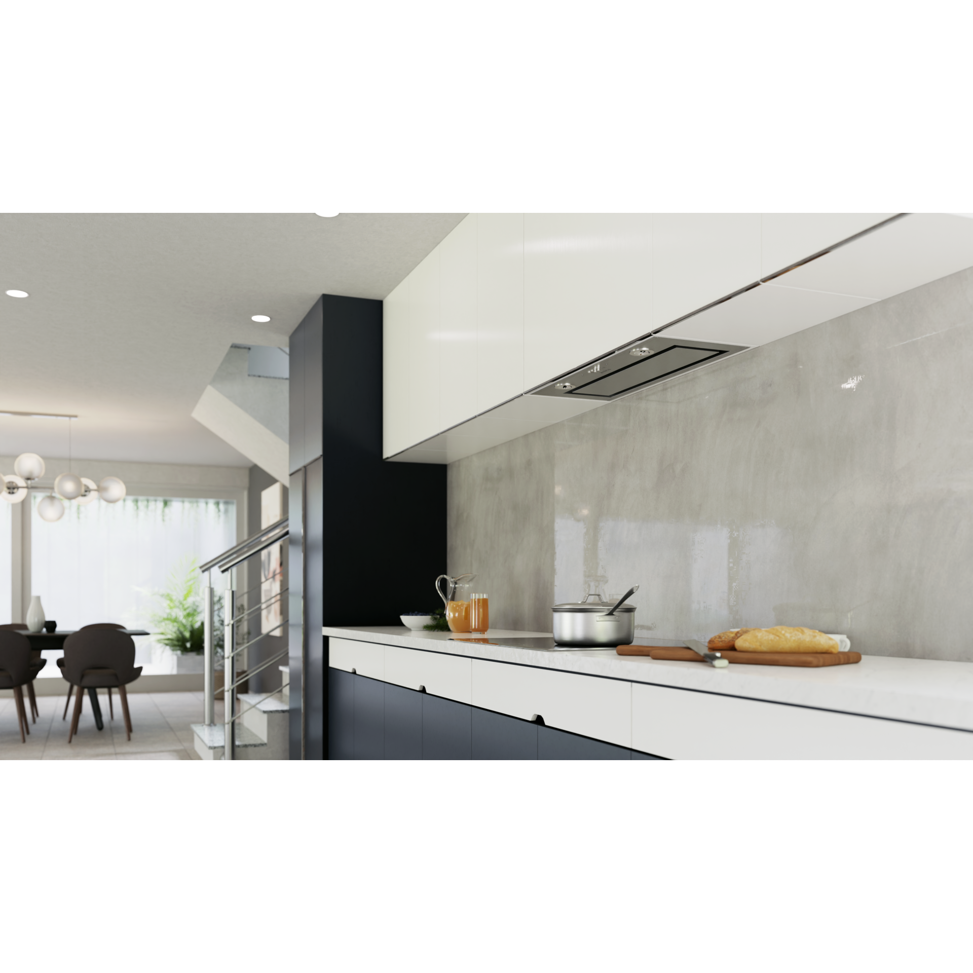 Elica Umbria 28" Stainless Steel 3-Speed Push Buttons Insert Range Hood