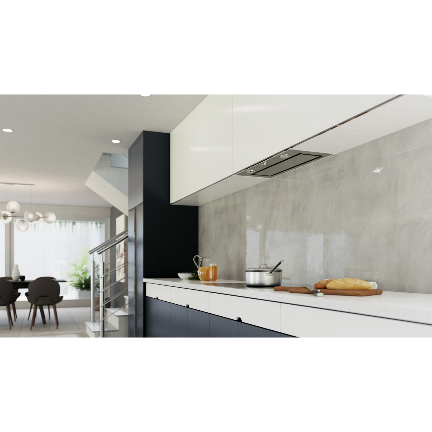 Elica Umbria 34" Stainless Steel 3-Speed Push Buttons Insert Range Hood