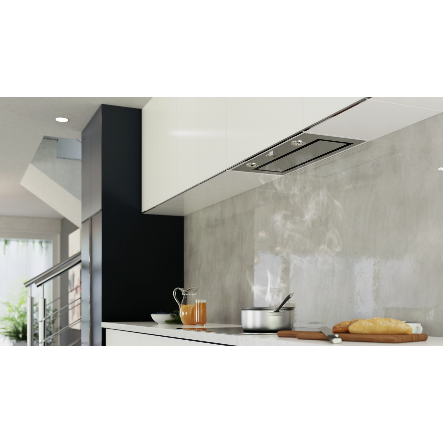 Elica Umbria 34" Stainless Steel 3-Speed Push Buttons Insert Range Hood