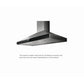 Elica Varna 30" Stainless Steel & Black Glass 3-Speed Capacitive Touch Wall Mount Range Hood