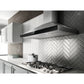 Elica Varna 30" Stainless Steel & Black Glass 3-Speed Capacitive Touch Wall Mount Range Hood