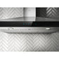 Elica Varna 36" Black Stainless Steel & Black Glass 3-Speed Capacitive Touch Wall Mount Range Hood