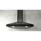 Elica Varna 36" Black Stainless Steel & Black Glass 3-Speed Capacitive Touch Wall Mount Range Hood