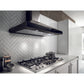 Elica Varna 36" Stainless Steel & Black Glass 3-Speed Capacitive Touch Wall Mount Range Hood