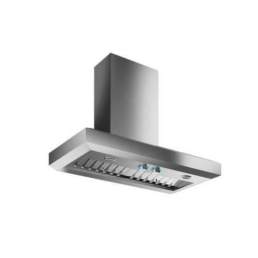 Elica Vavano 48" Stainless Steel 4-Speed Rotating Knob Wall Mount Range Hood