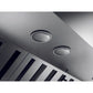 Elica Vavano Island 42" Stainless Steel 4-Speed Retractable Rotating Knobs Island Range Hood