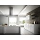 Elica Vavano Island 42" Stainless Steel 4-Speed Retractable Rotating Knobs Island Range Hood