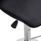 Finesse Decor Celestial Heights Black and Chrome Adjustable Bar Stool - Set of 2