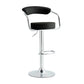 Finesse Decor Radiance Rise Chrome and Black Finish - Set of 2