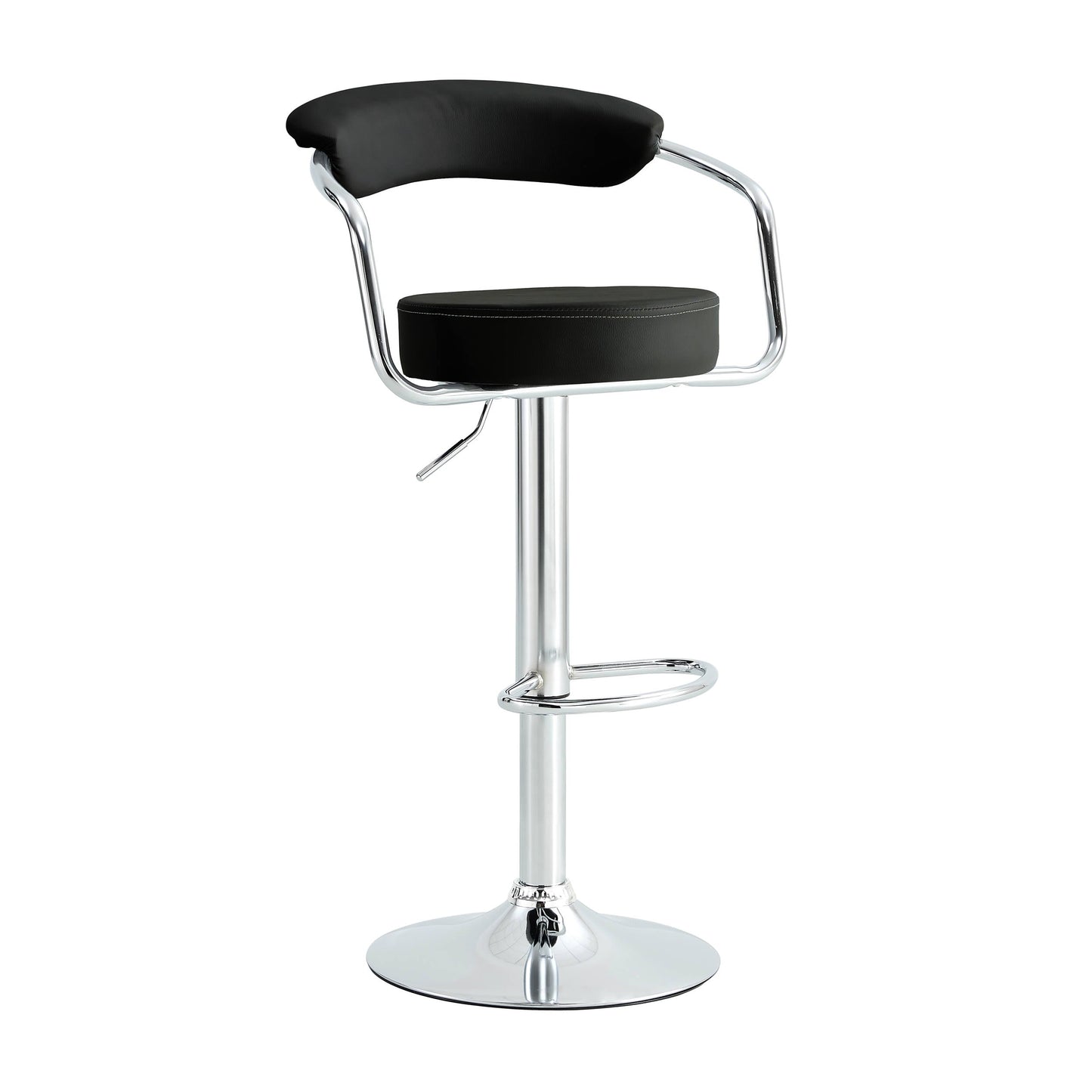 Finesse Decor Radiance Rise Chrome and Black Finish - Set of 2