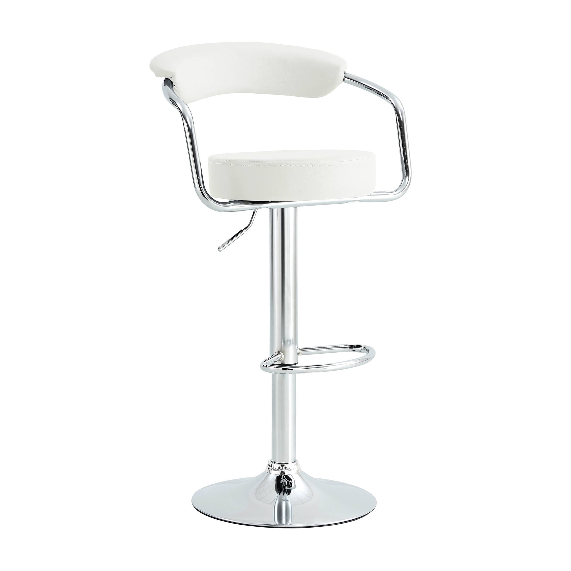 Finesse Decor Radiance Rise Chrome and White Finish - Set of 2